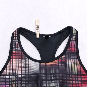 Saucony Athletic Sport Bra Top Womens Size Small S Black Multi